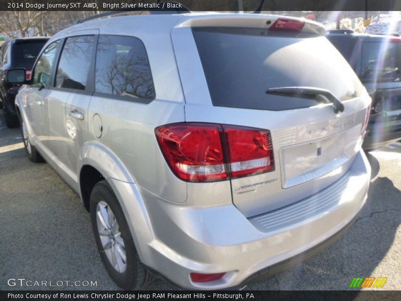 Bright Silver Metallic / Black 2014 Dodge Journey SXT AWD