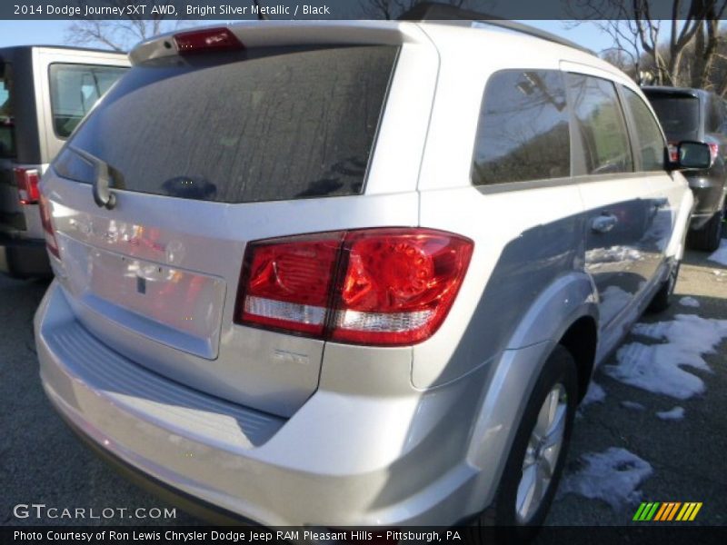 Bright Silver Metallic / Black 2014 Dodge Journey SXT AWD