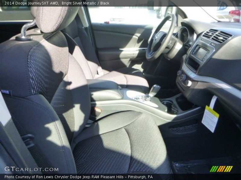 Bright Silver Metallic / Black 2014 Dodge Journey SXT AWD