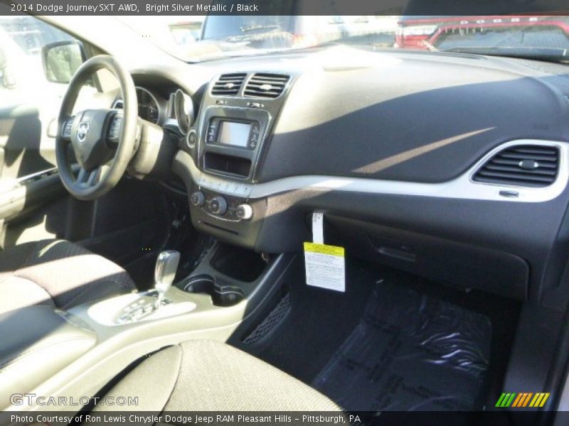 Bright Silver Metallic / Black 2014 Dodge Journey SXT AWD
