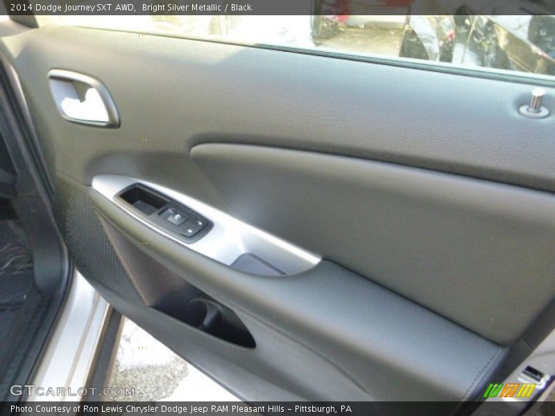 Bright Silver Metallic / Black 2014 Dodge Journey SXT AWD