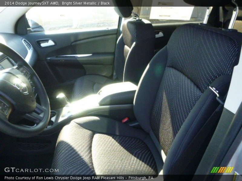 Bright Silver Metallic / Black 2014 Dodge Journey SXT AWD