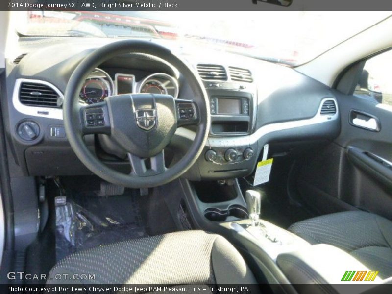 Bright Silver Metallic / Black 2014 Dodge Journey SXT AWD