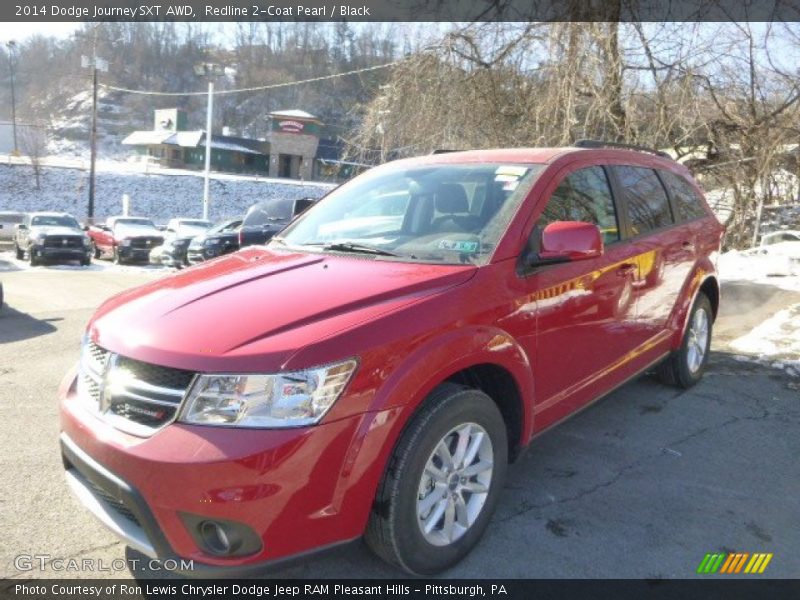 Redline 2-Coat Pearl / Black 2014 Dodge Journey SXT AWD