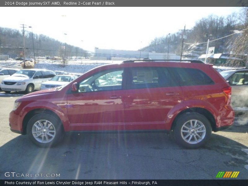 Redline 2-Coat Pearl / Black 2014 Dodge Journey SXT AWD