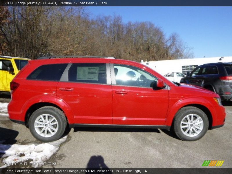 Redline 2-Coat Pearl / Black 2014 Dodge Journey SXT AWD