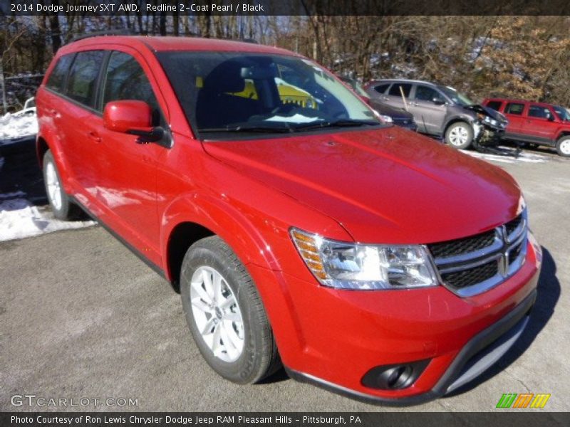 Redline 2-Coat Pearl / Black 2014 Dodge Journey SXT AWD