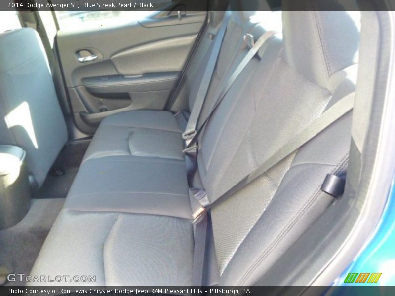 Blue Streak Pearl / Black 2014 Dodge Avenger SE