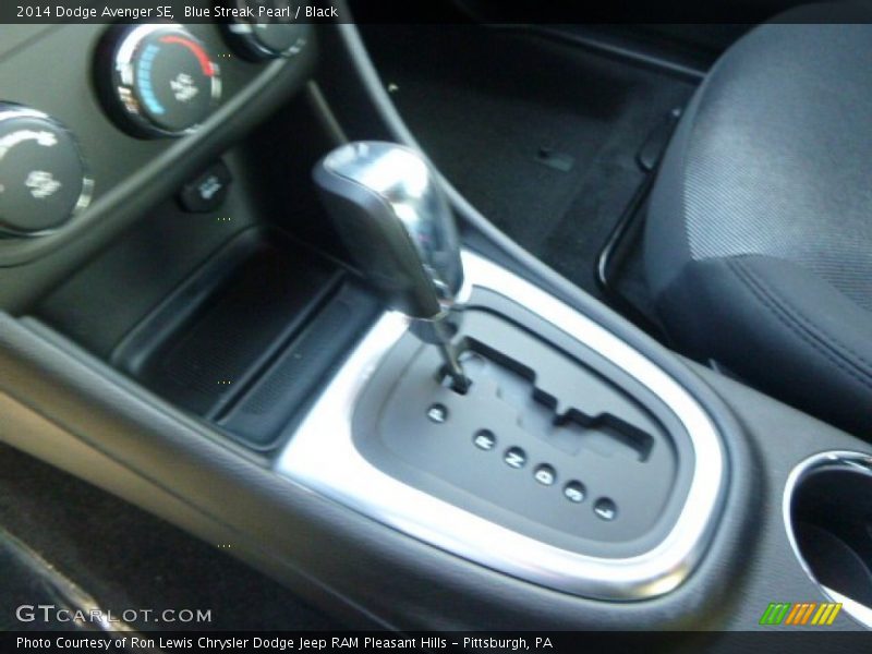 Blue Streak Pearl / Black 2014 Dodge Avenger SE