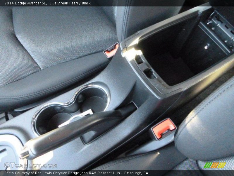 Blue Streak Pearl / Black 2014 Dodge Avenger SE