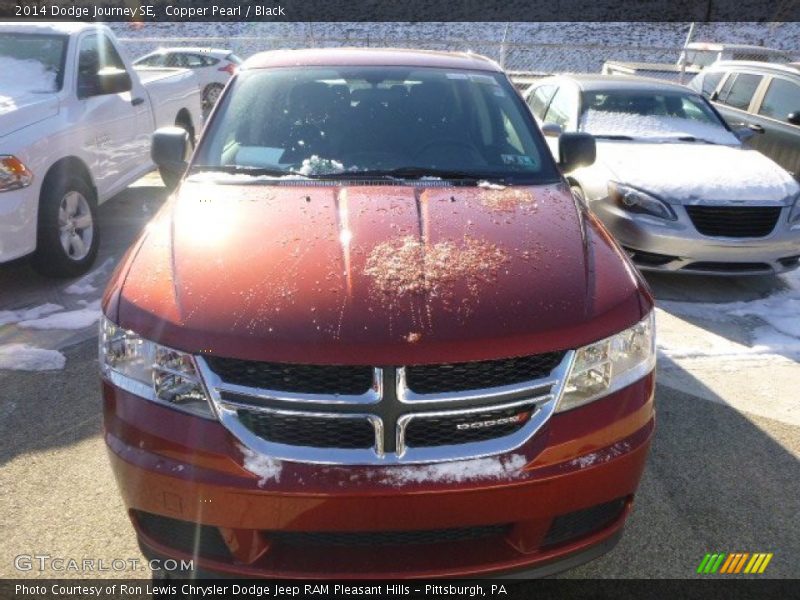 Copper Pearl / Black 2014 Dodge Journey SE