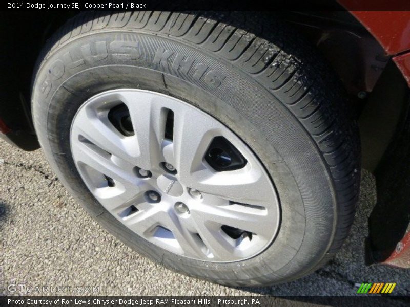 Copper Pearl / Black 2014 Dodge Journey SE