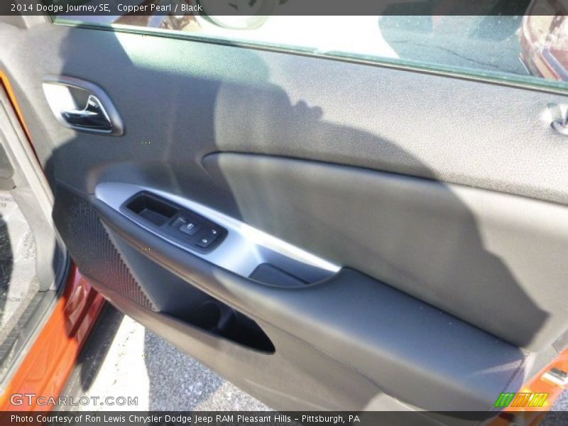 Copper Pearl / Black 2014 Dodge Journey SE