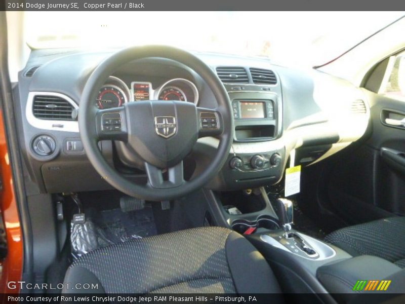 Copper Pearl / Black 2014 Dodge Journey SE