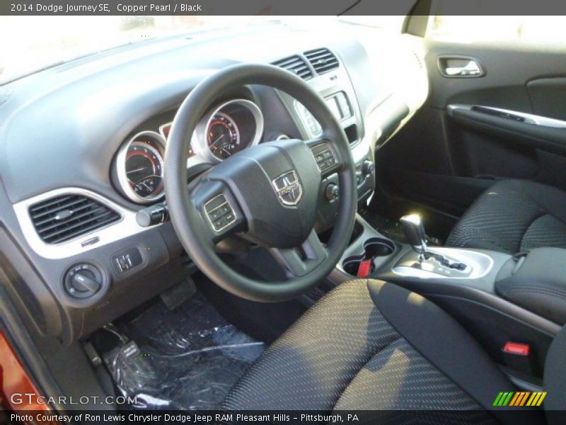 Copper Pearl / Black 2014 Dodge Journey SE