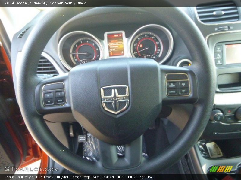 Copper Pearl / Black 2014 Dodge Journey SE