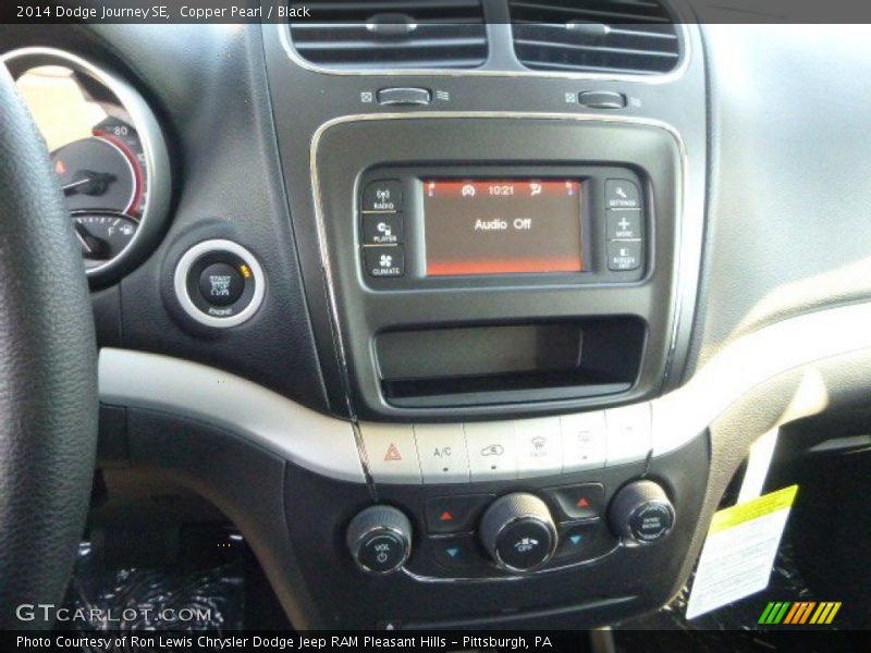 Copper Pearl / Black 2014 Dodge Journey SE