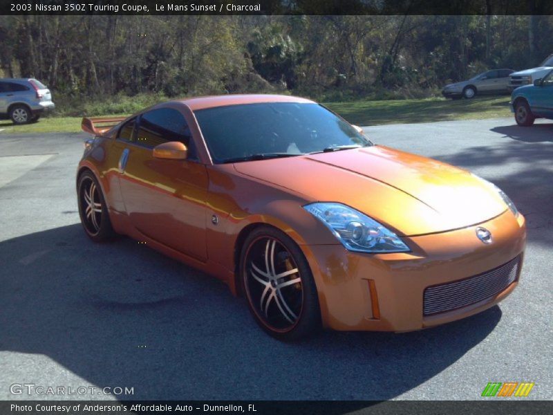 Le Mans Sunset / Charcoal 2003 Nissan 350Z Touring Coupe
