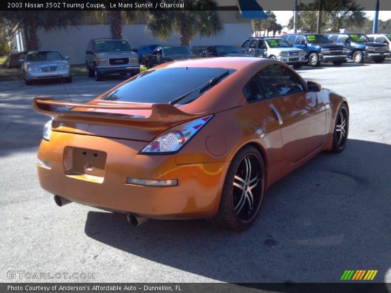 Le Mans Sunset / Charcoal 2003 Nissan 350Z Touring Coupe