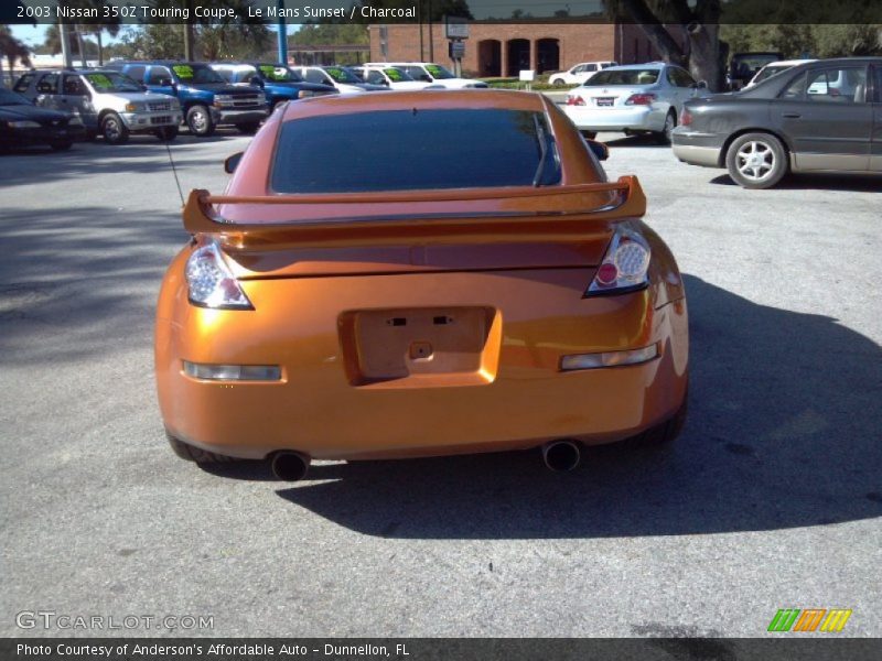 Le Mans Sunset / Charcoal 2003 Nissan 350Z Touring Coupe