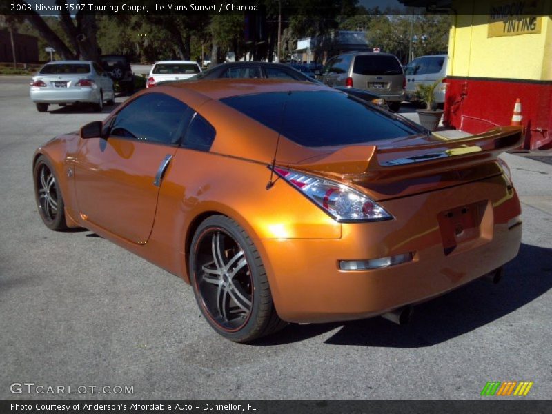 Le Mans Sunset / Charcoal 2003 Nissan 350Z Touring Coupe