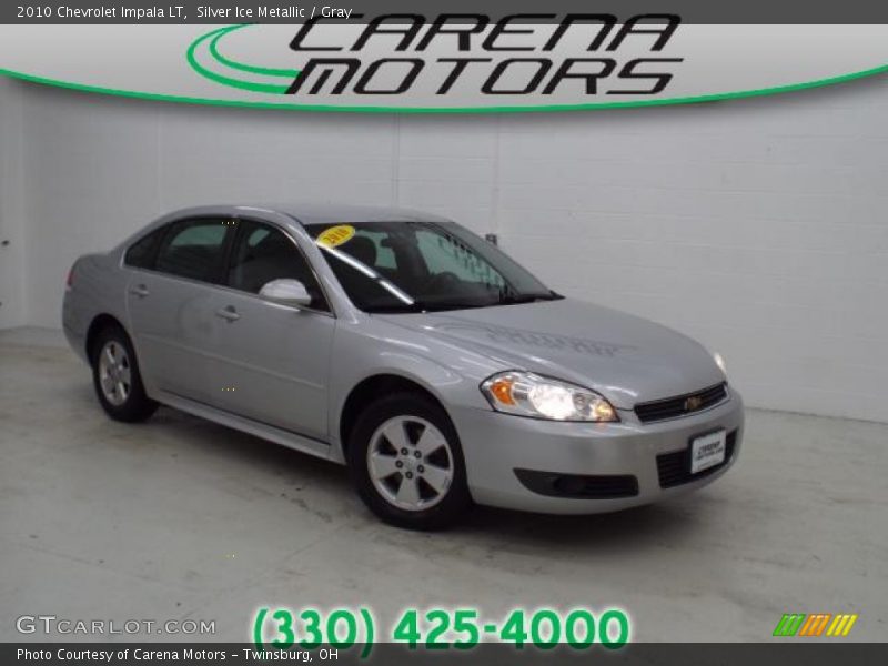Silver Ice Metallic / Gray 2010 Chevrolet Impala LT