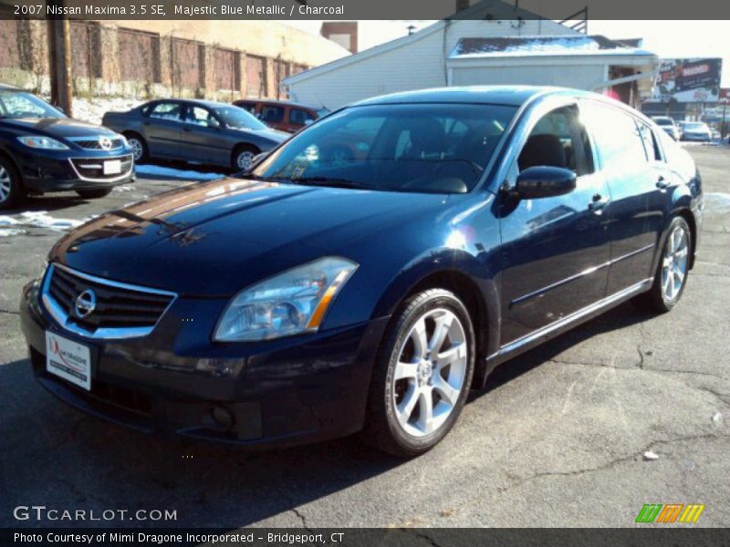 Majestic Blue Metallic / Charcoal 2007 Nissan Maxima 3.5 SE