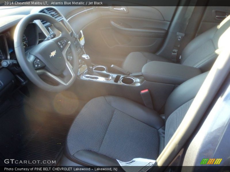 Atlantis Blue Metallic / Jet Black 2014 Chevrolet Malibu LT