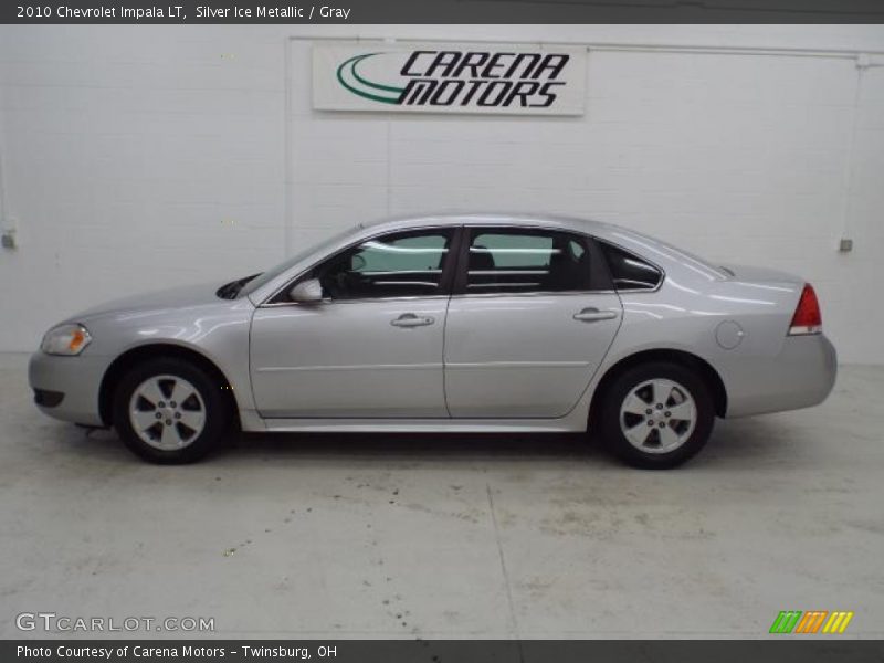 Silver Ice Metallic / Gray 2010 Chevrolet Impala LT
