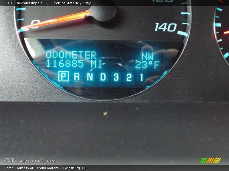 Silver Ice Metallic / Gray 2010 Chevrolet Impala LT