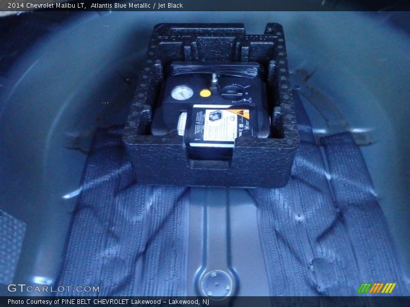Atlantis Blue Metallic / Jet Black 2014 Chevrolet Malibu LT