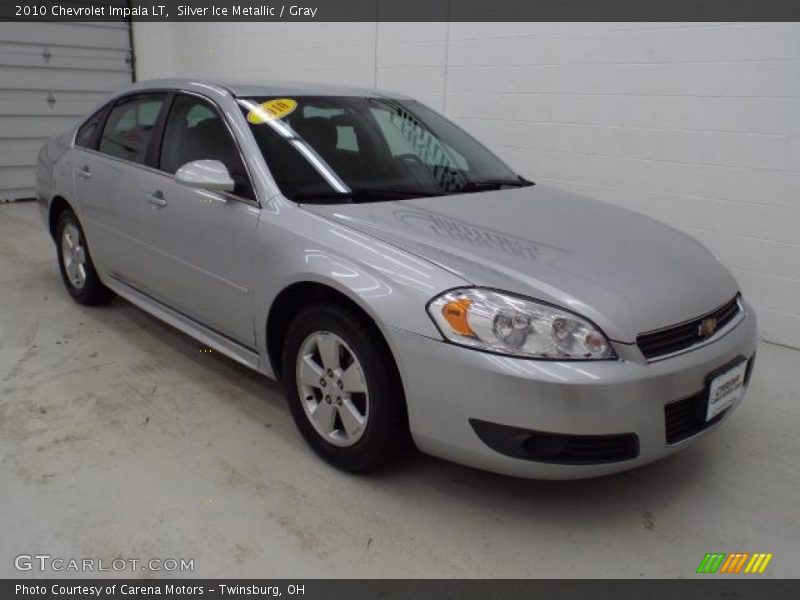 Silver Ice Metallic / Gray 2010 Chevrolet Impala LT