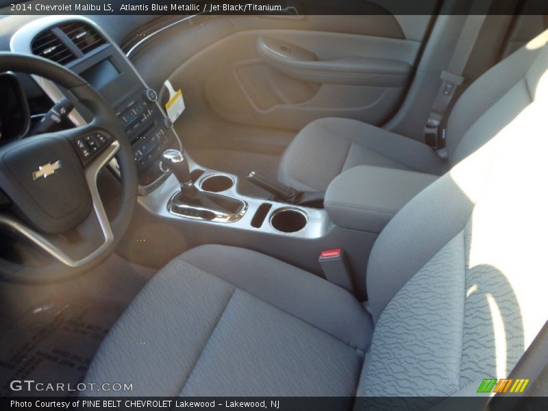 Atlantis Blue Metallic / Jet Black/Titanium 2014 Chevrolet Malibu LS
