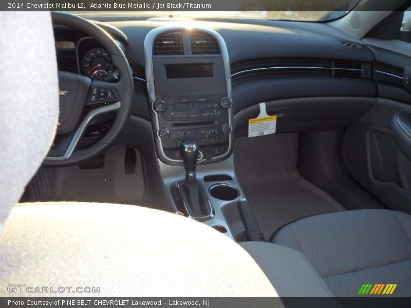 Atlantis Blue Metallic / Jet Black/Titanium 2014 Chevrolet Malibu LS