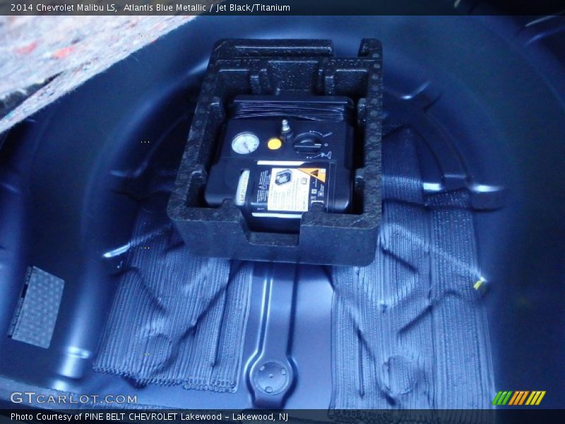 Atlantis Blue Metallic / Jet Black/Titanium 2014 Chevrolet Malibu LS