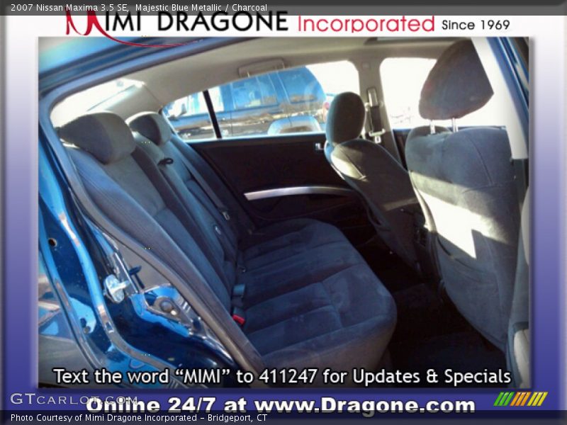 Majestic Blue Metallic / Charcoal 2007 Nissan Maxima 3.5 SE