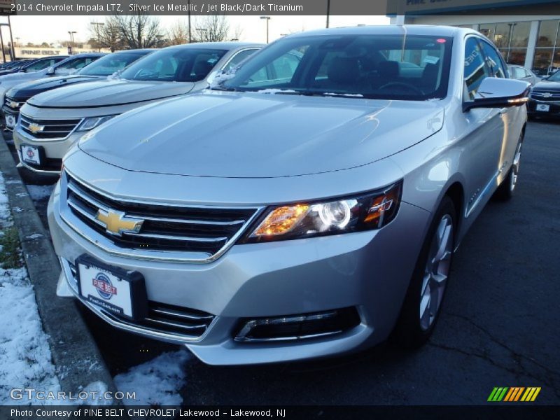 Silver Ice Metallic / Jet Black/Dark Titanium 2014 Chevrolet Impala LTZ