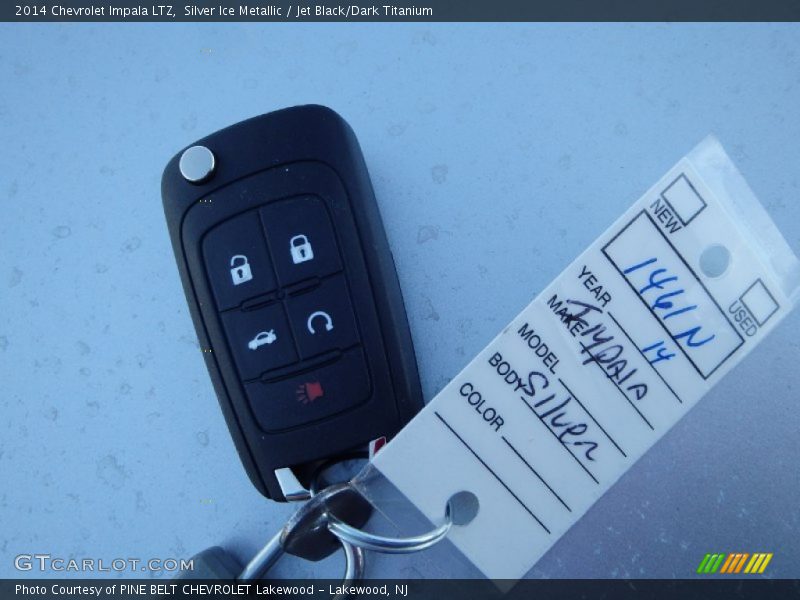 Silver Ice Metallic / Jet Black/Dark Titanium 2014 Chevrolet Impala LTZ