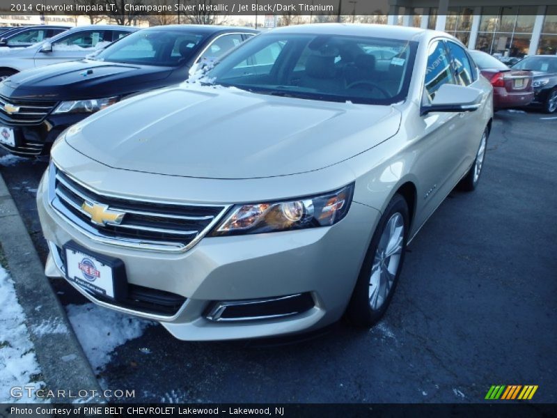 Champagne Silver Metallic / Jet Black/Dark Titanium 2014 Chevrolet Impala LT