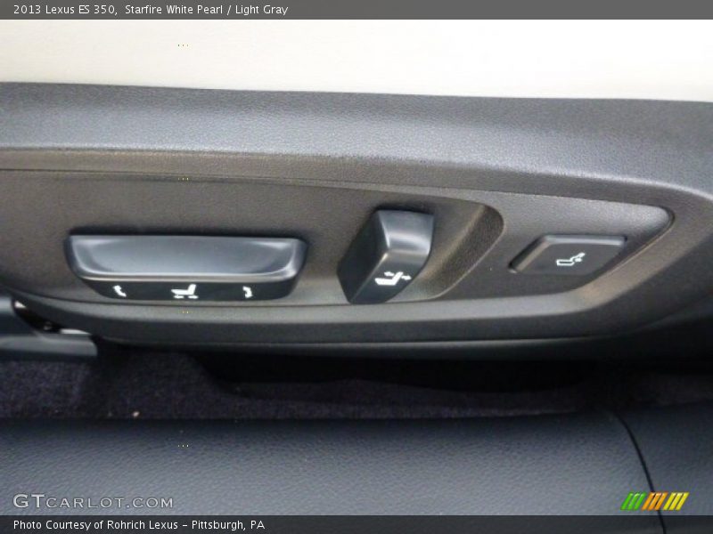 Starfire White Pearl / Light Gray 2013 Lexus ES 350