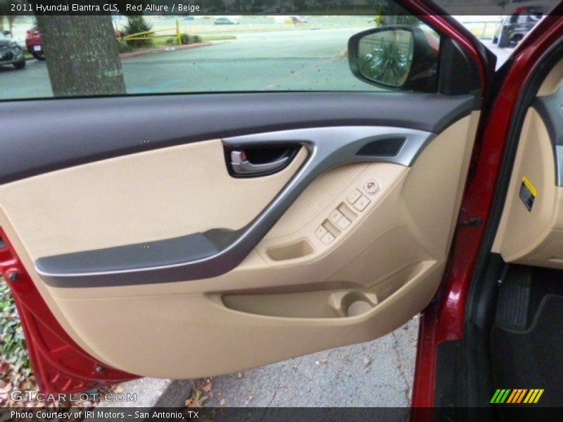 Red Allure / Beige 2011 Hyundai Elantra GLS