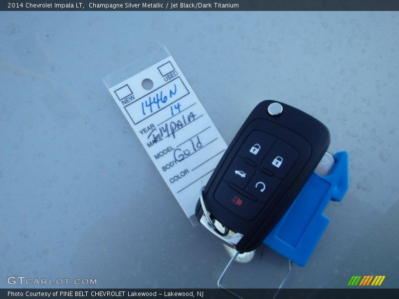 Champagne Silver Metallic / Jet Black/Dark Titanium 2014 Chevrolet Impala LT