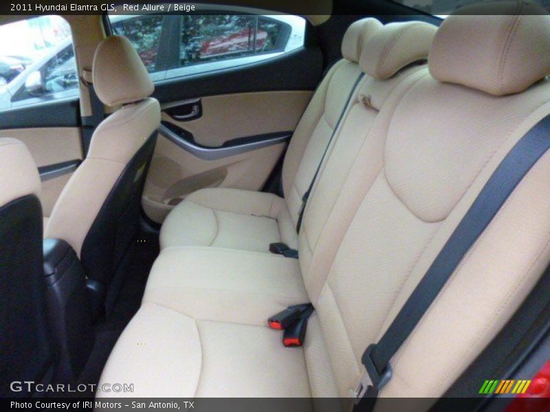 Red Allure / Beige 2011 Hyundai Elantra GLS