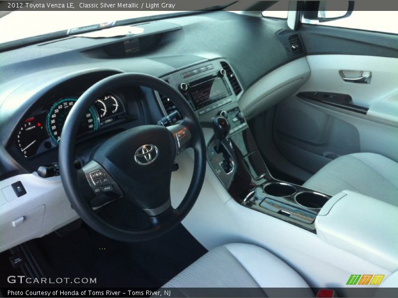 Classic Silver Metallic / Light Gray 2012 Toyota Venza LE