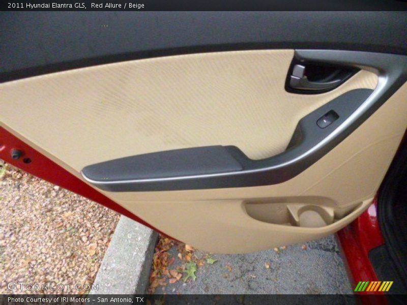 Red Allure / Beige 2011 Hyundai Elantra GLS