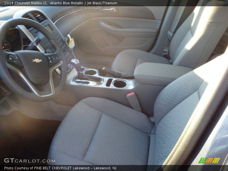 Atlantis Blue Metallic / Jet Black/Titanium 2014 Chevrolet Malibu LS