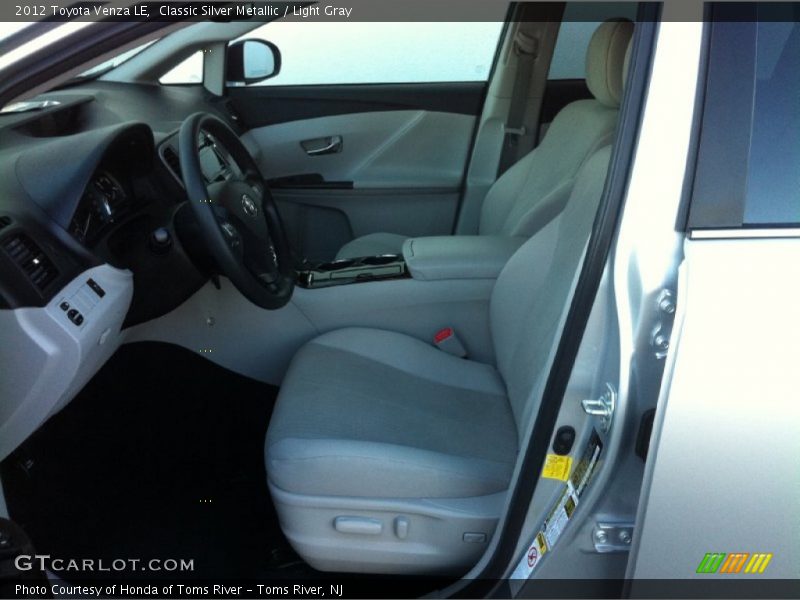 Classic Silver Metallic / Light Gray 2012 Toyota Venza LE