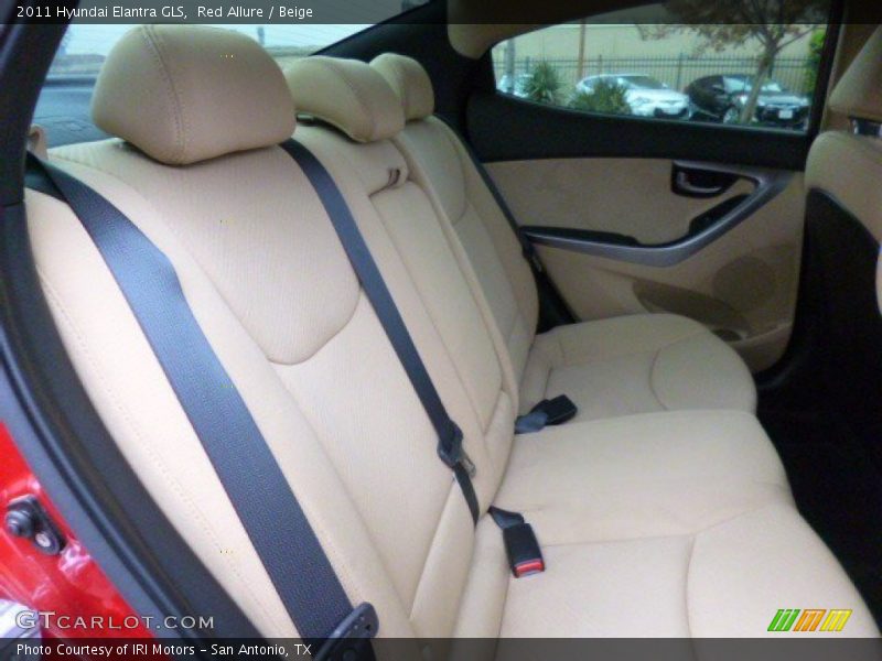 Red Allure / Beige 2011 Hyundai Elantra GLS