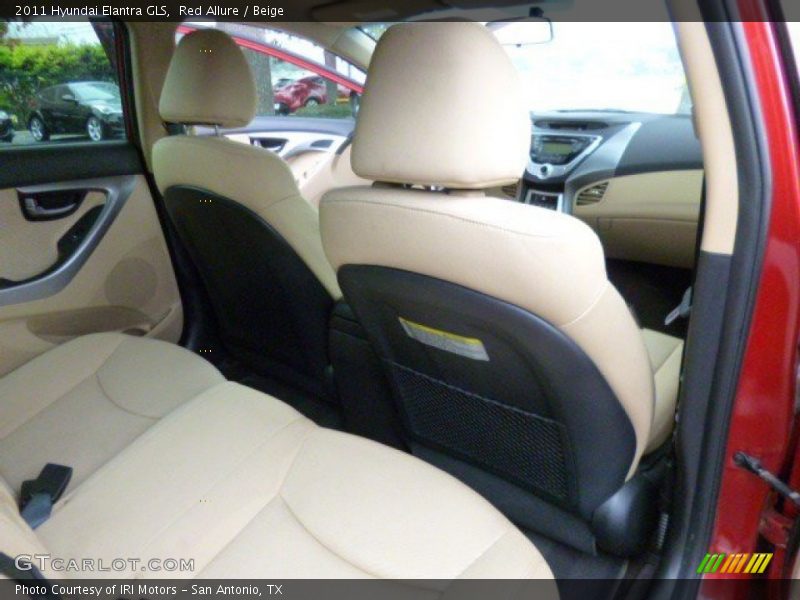 Red Allure / Beige 2011 Hyundai Elantra GLS