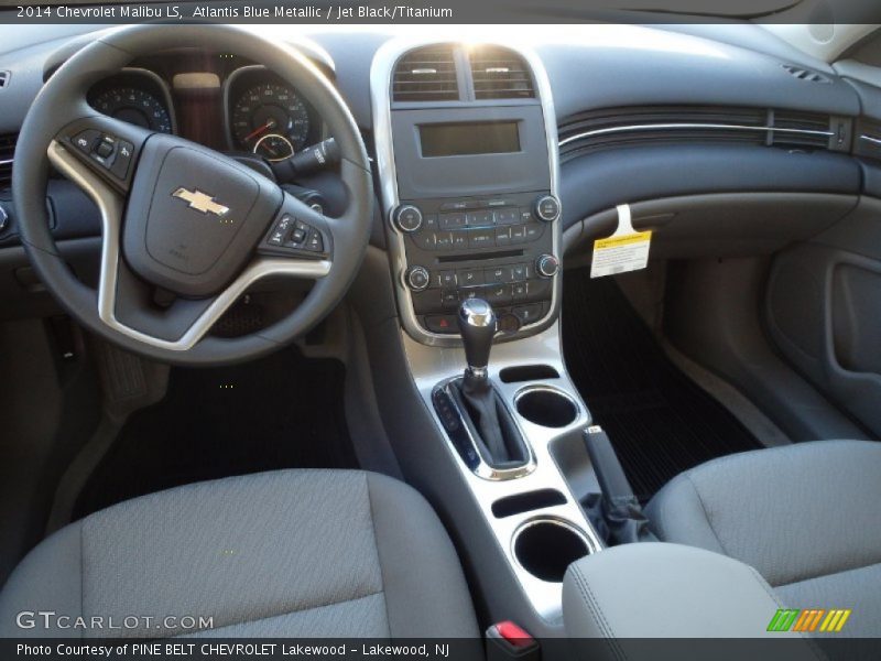 Atlantis Blue Metallic / Jet Black/Titanium 2014 Chevrolet Malibu LS
